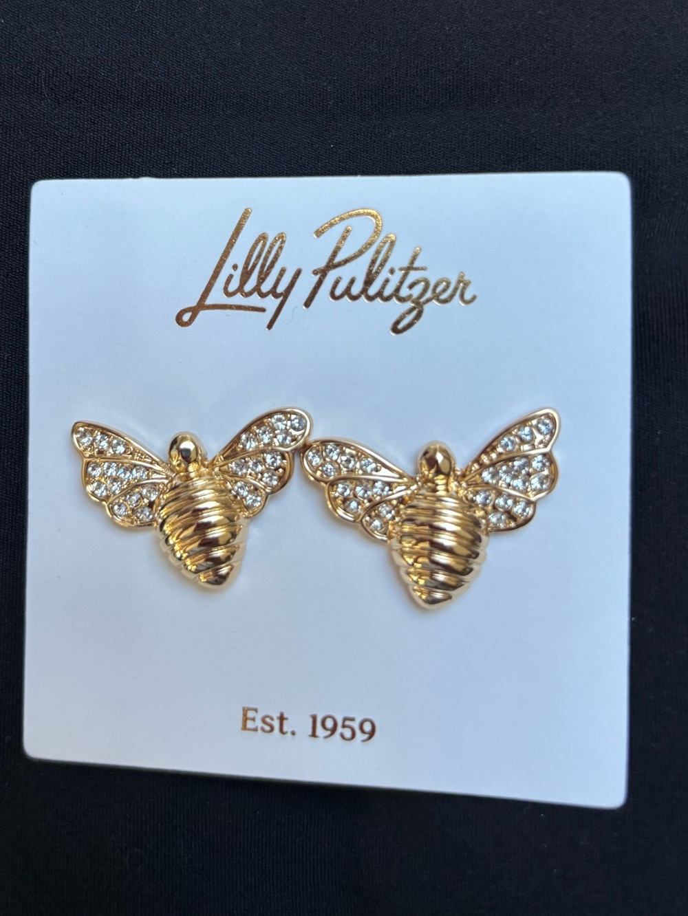 Lilly Pulitzer Gold Bee Earring. Never worn